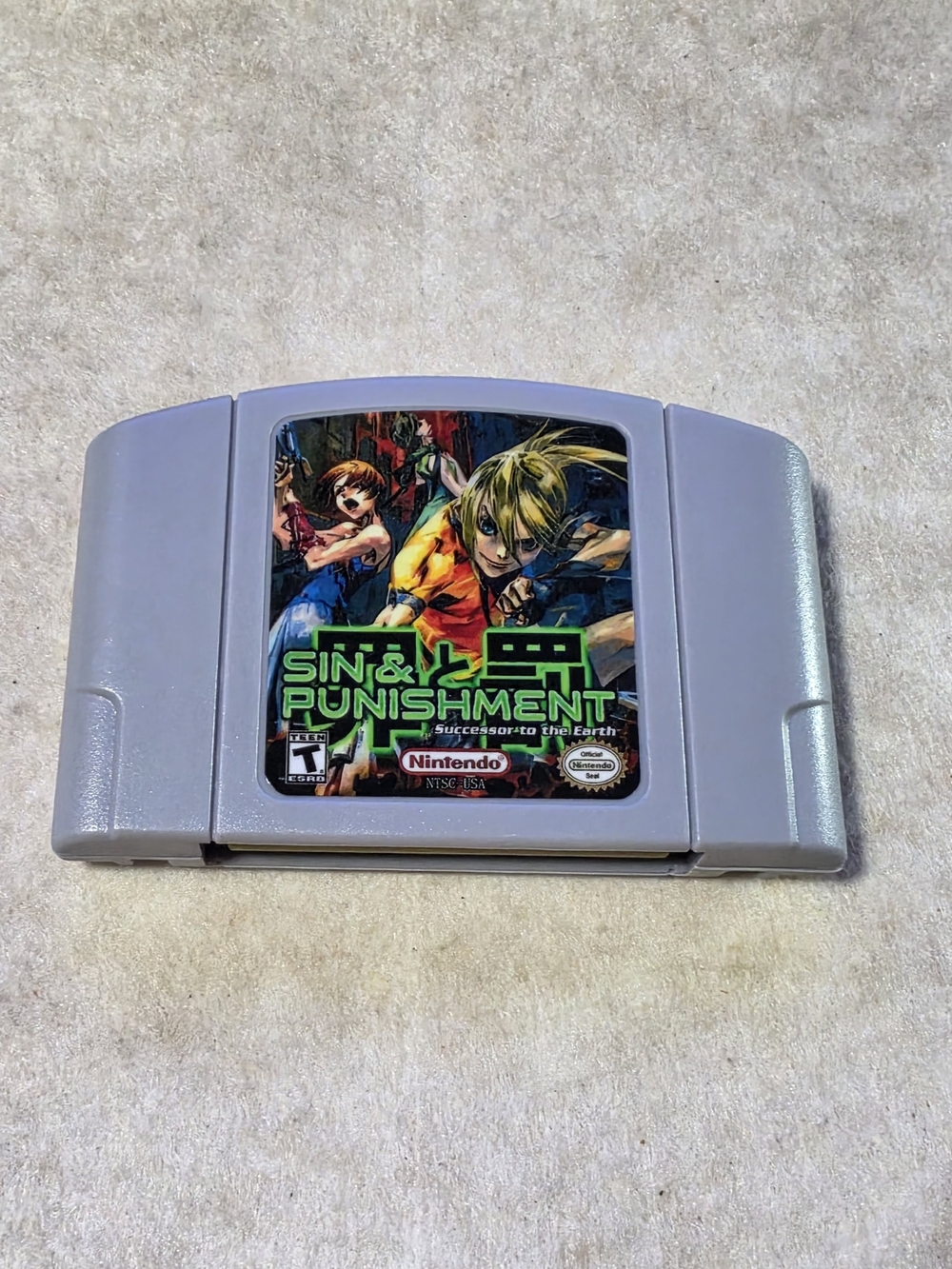 Sin and Punishment Nintendo 64 N64 ENGLISH TRANSLATED